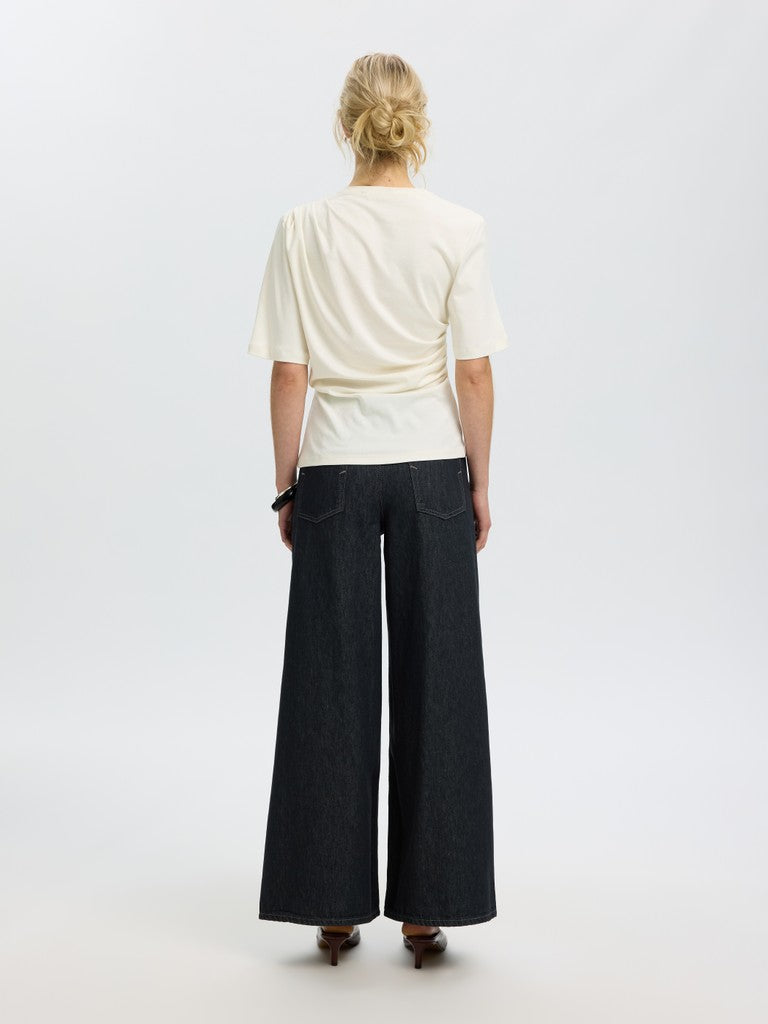 Selected Oline Egret Twist Tee