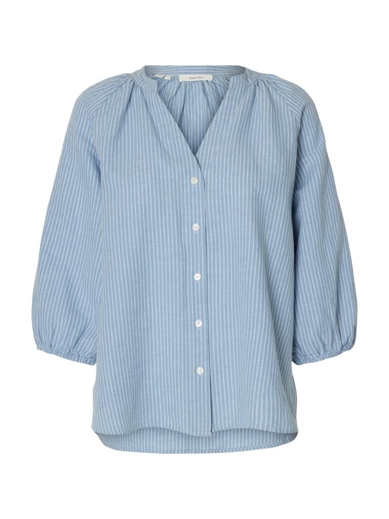 Selected Alberta Dusty Blue Shirt