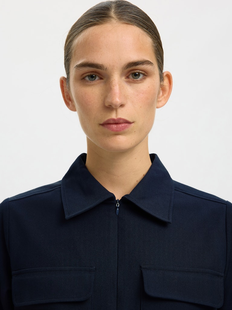 Selected Tora Slim Zip Shirt