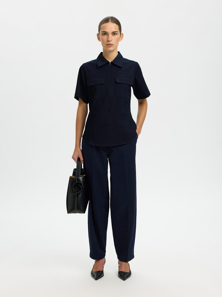 Selected Tora Slim Zip Shirt