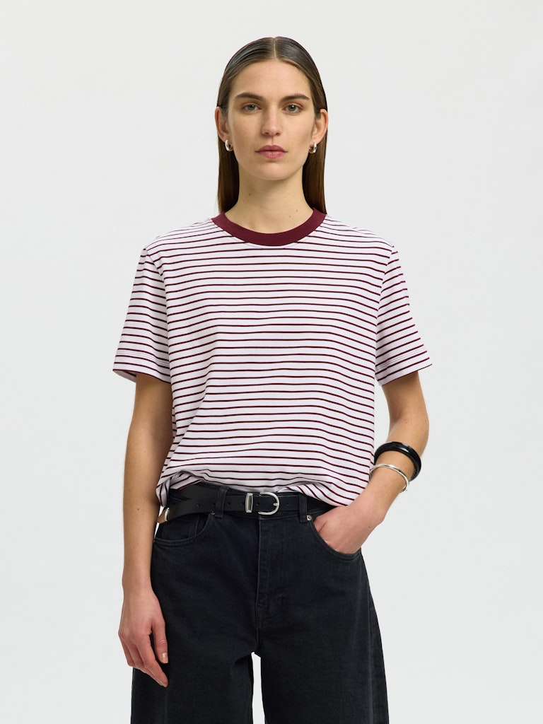 Selected Essentiel Striped Boxy Tee