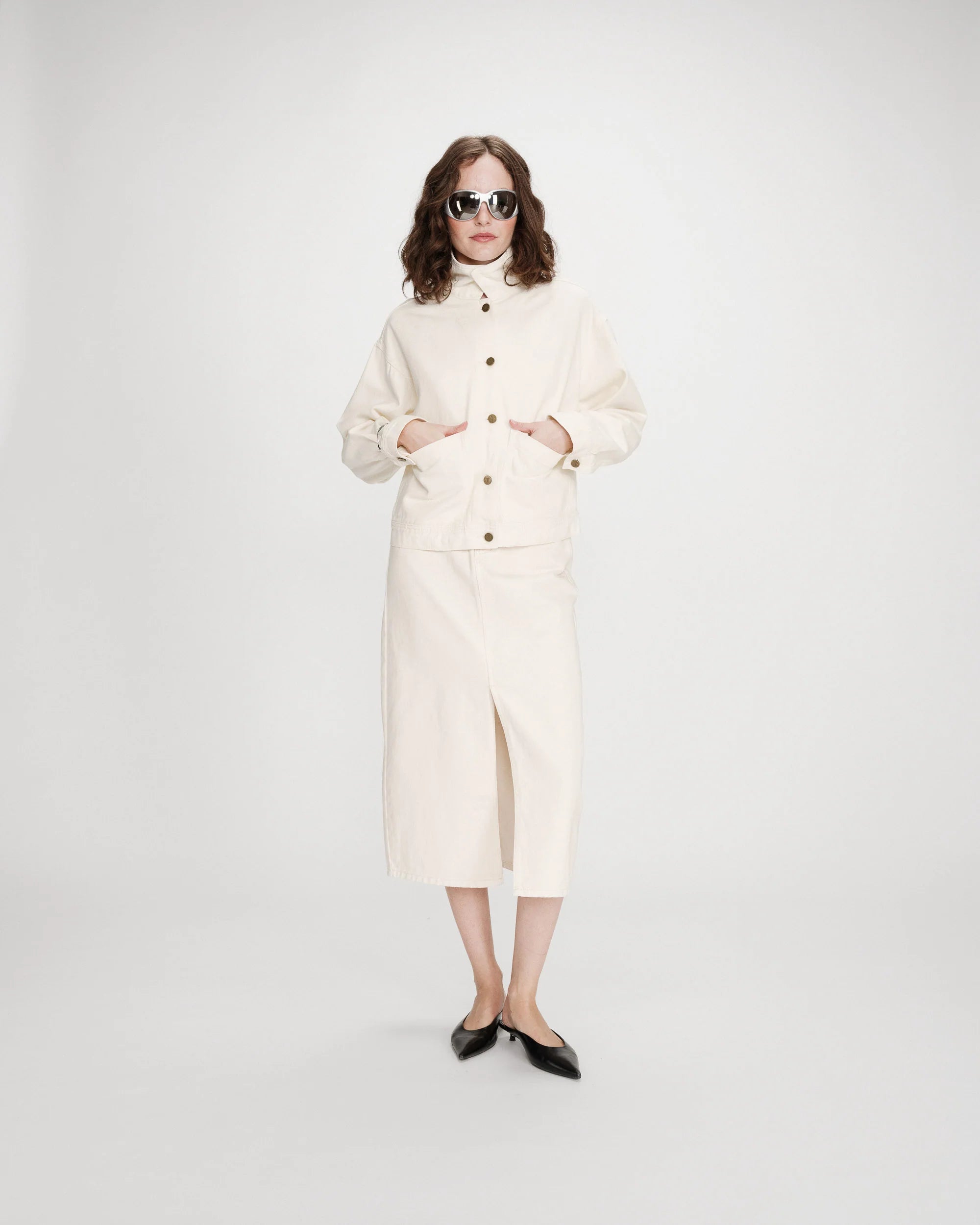 Grace & Mila Vinnie Ecru Jacket