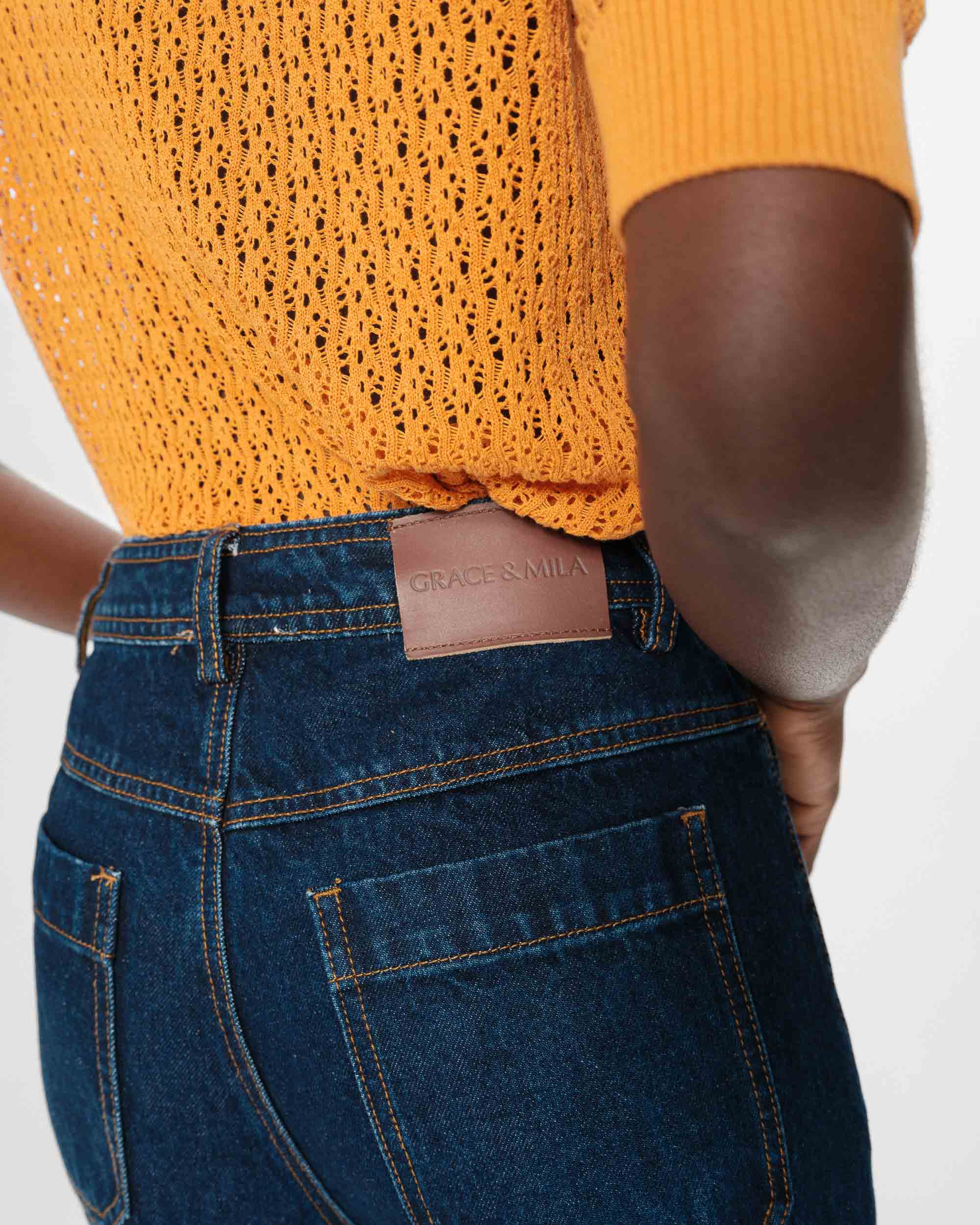 Grace & Mila Joe Dark Blue Jeans