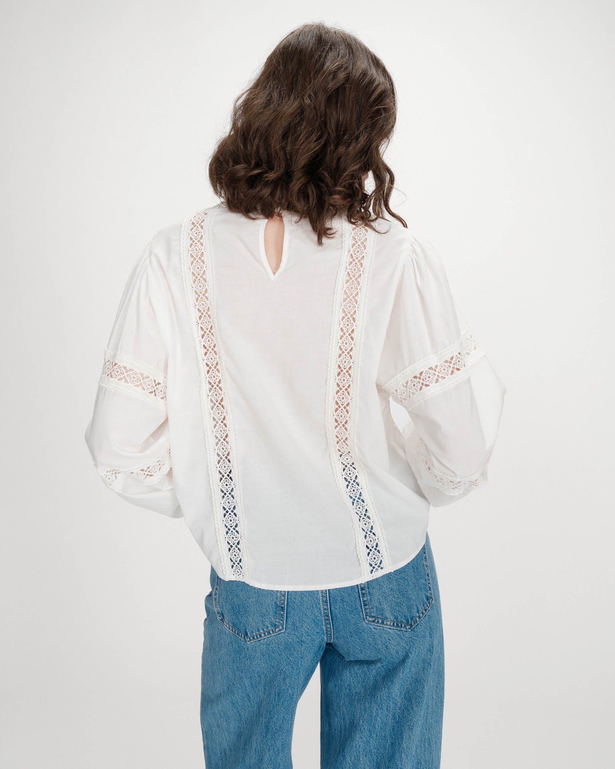 Grace & Mila Velma Ivoire Blouse