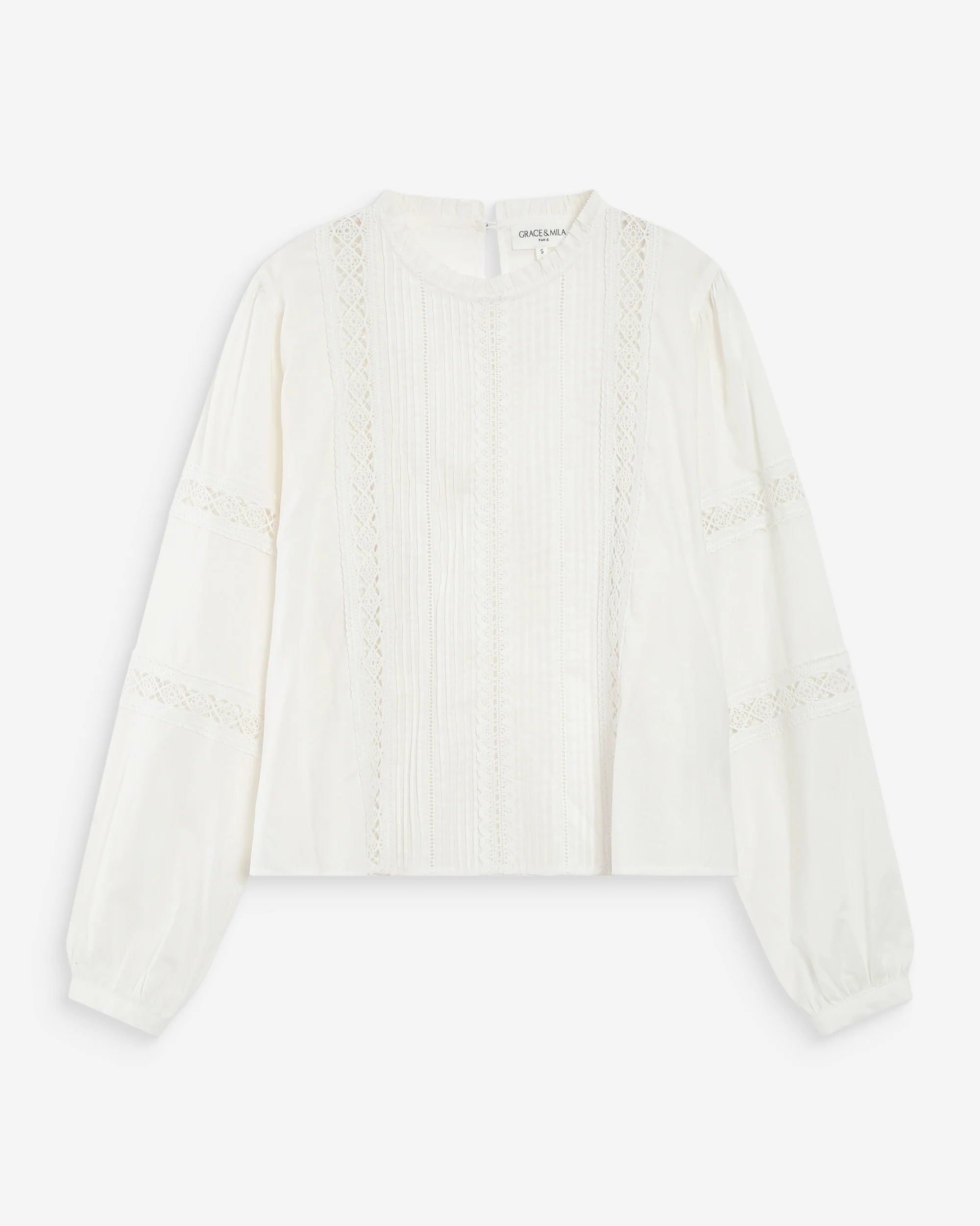 Grace & Mila Velma Ivoire Blouse