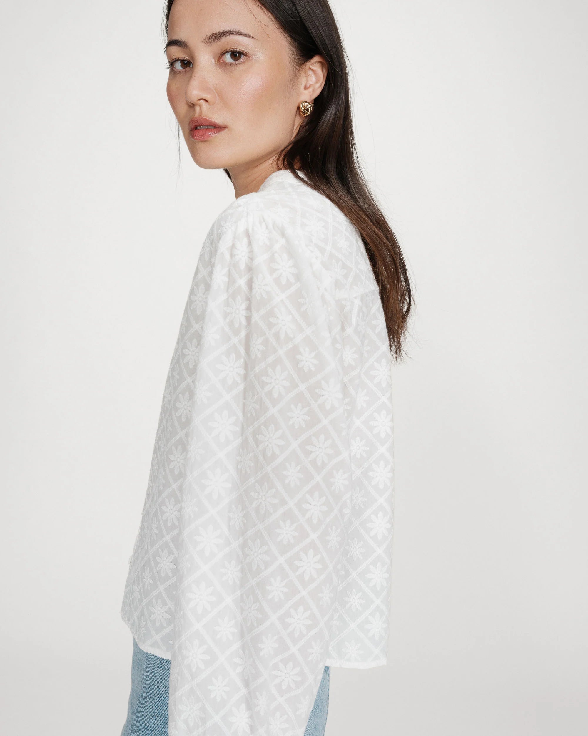 Grace & Mila Vandita Ivoire Blouse