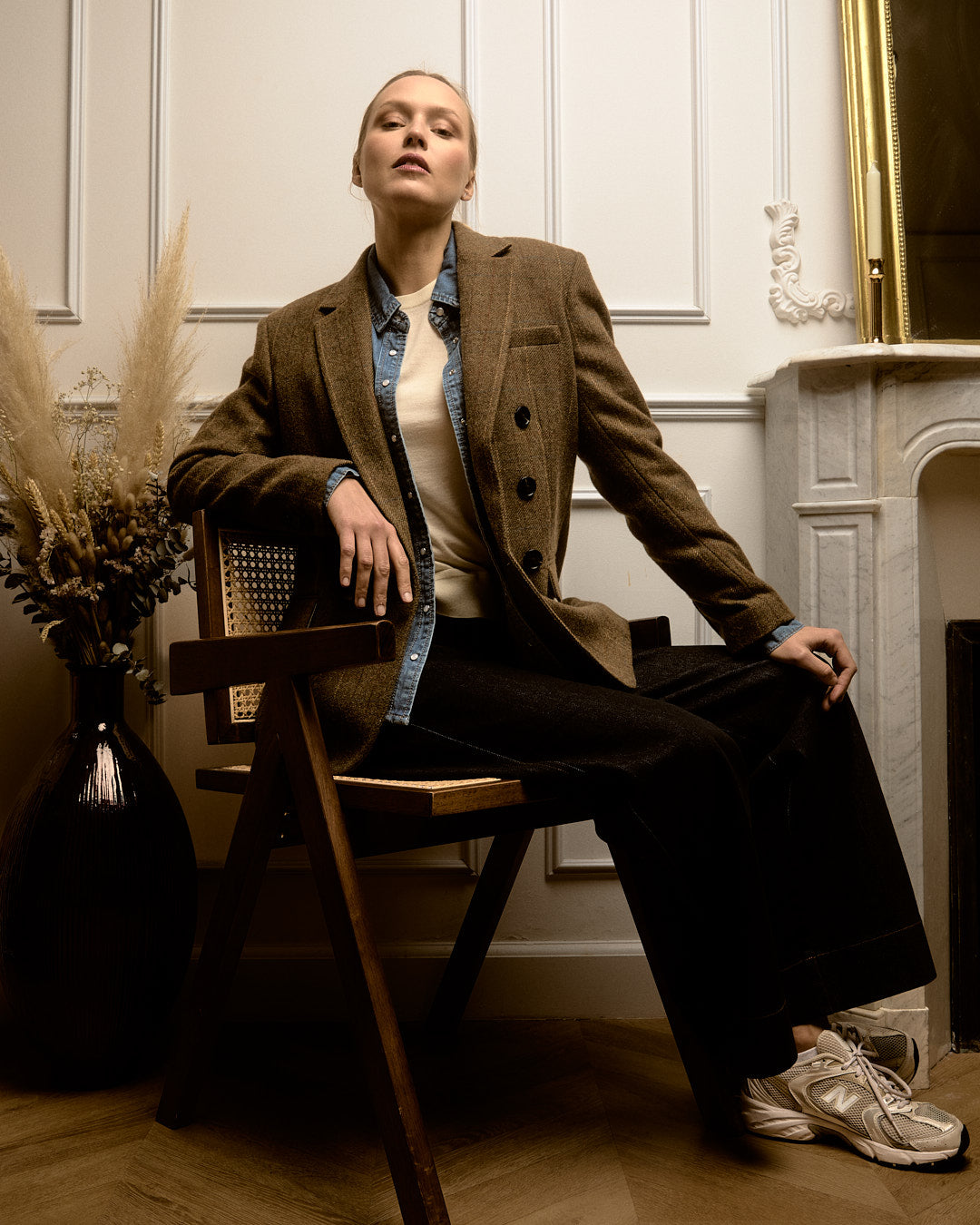 Sunny Studio Prince of Wales Tweed DB Blazer