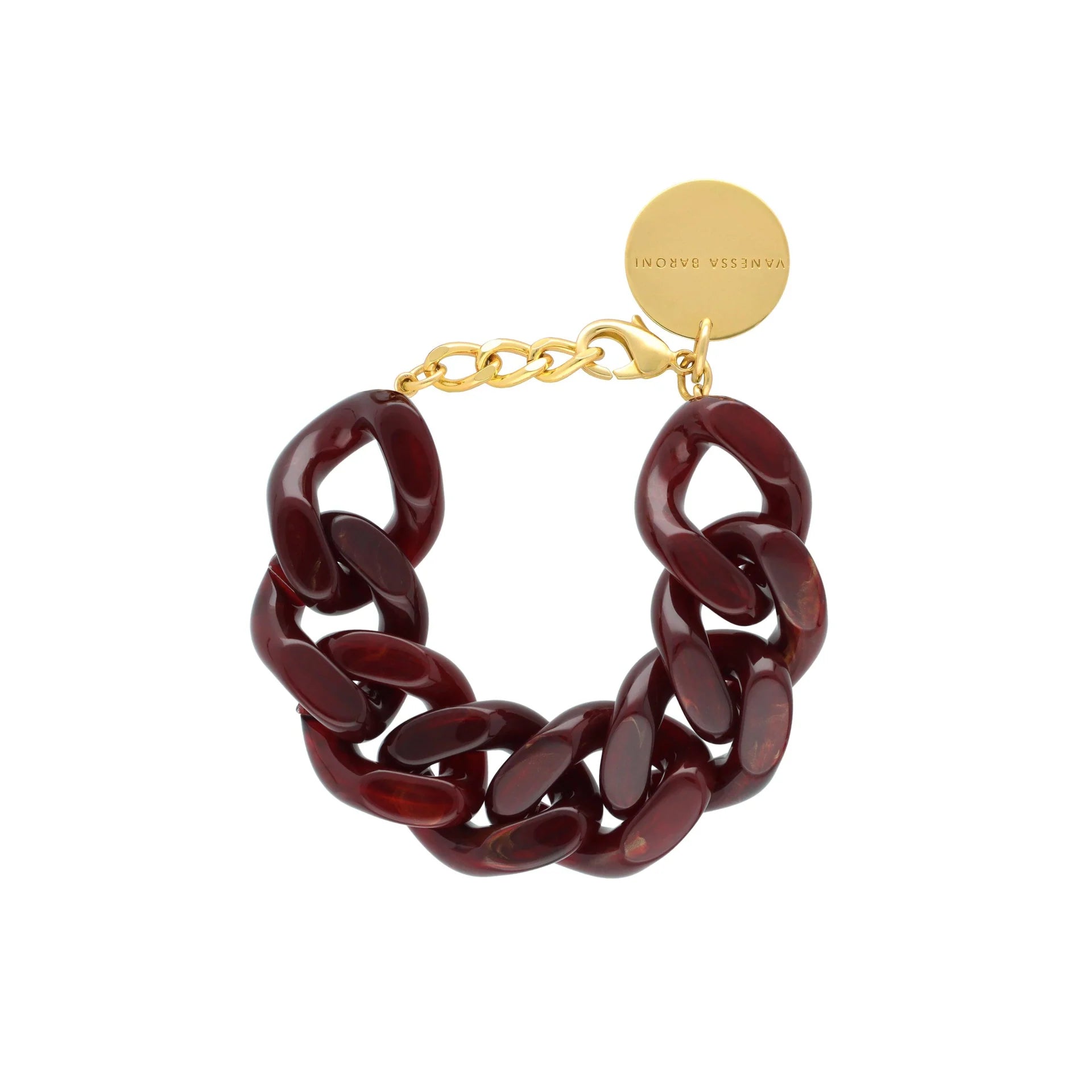 Vanessa Baroni Great Bracelet Bordeaux Marble