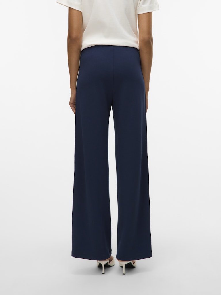 Vero Moda Berlin Navy Wide Panel Pant