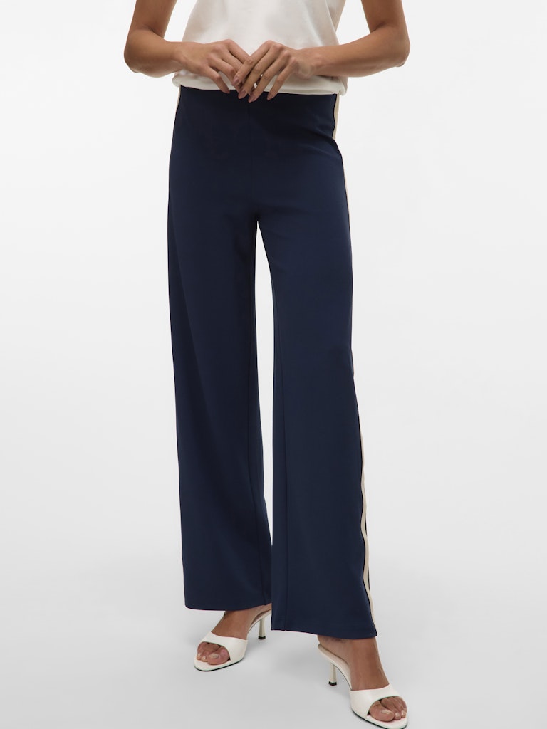 Vero Moda Berlin Navy Wide Panel Pant