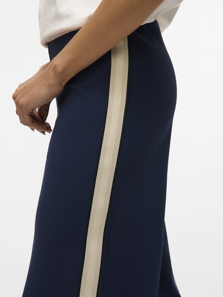 Vero Moda Berlin Navy Wide Panel Pant