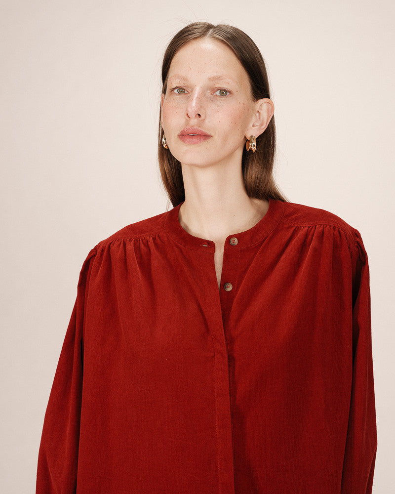 Grace & Mila Suri Terracotta Blouse
