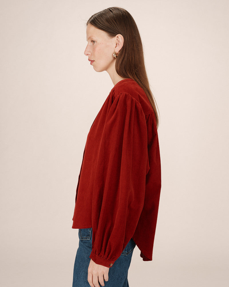 Grace & Mila Suri Terracotta Blouse