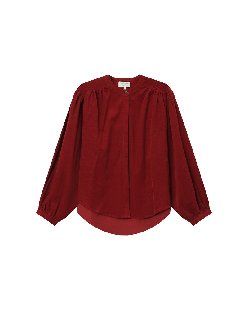 Grace & Mila Suri Terracotta Blouse