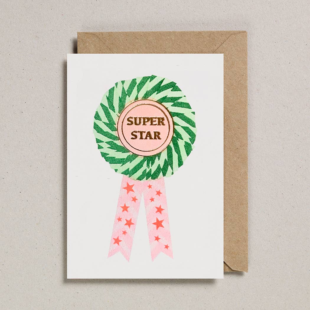 Petra Boase Riso Rosette Cards - Super Star