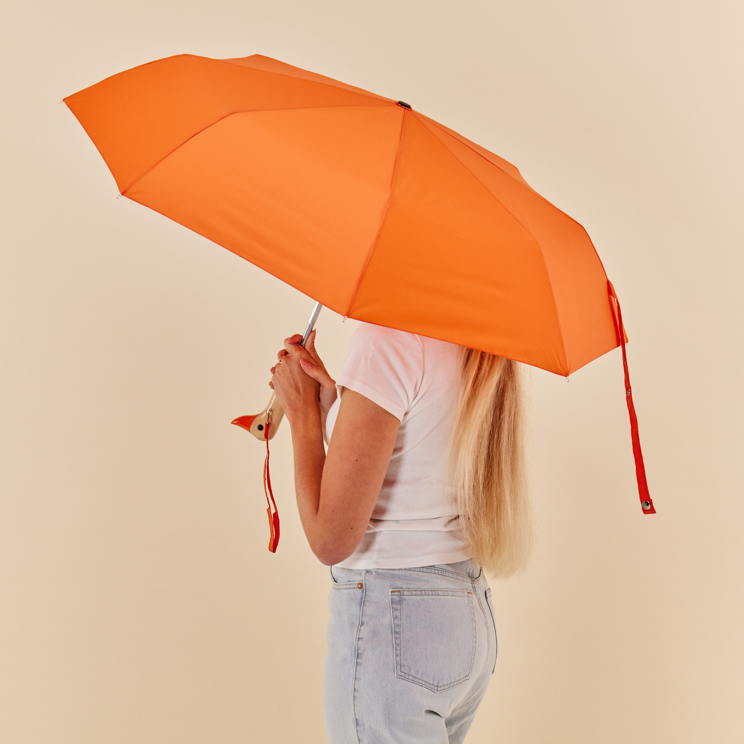 Original Duckhead Compact Umbrella Papaya