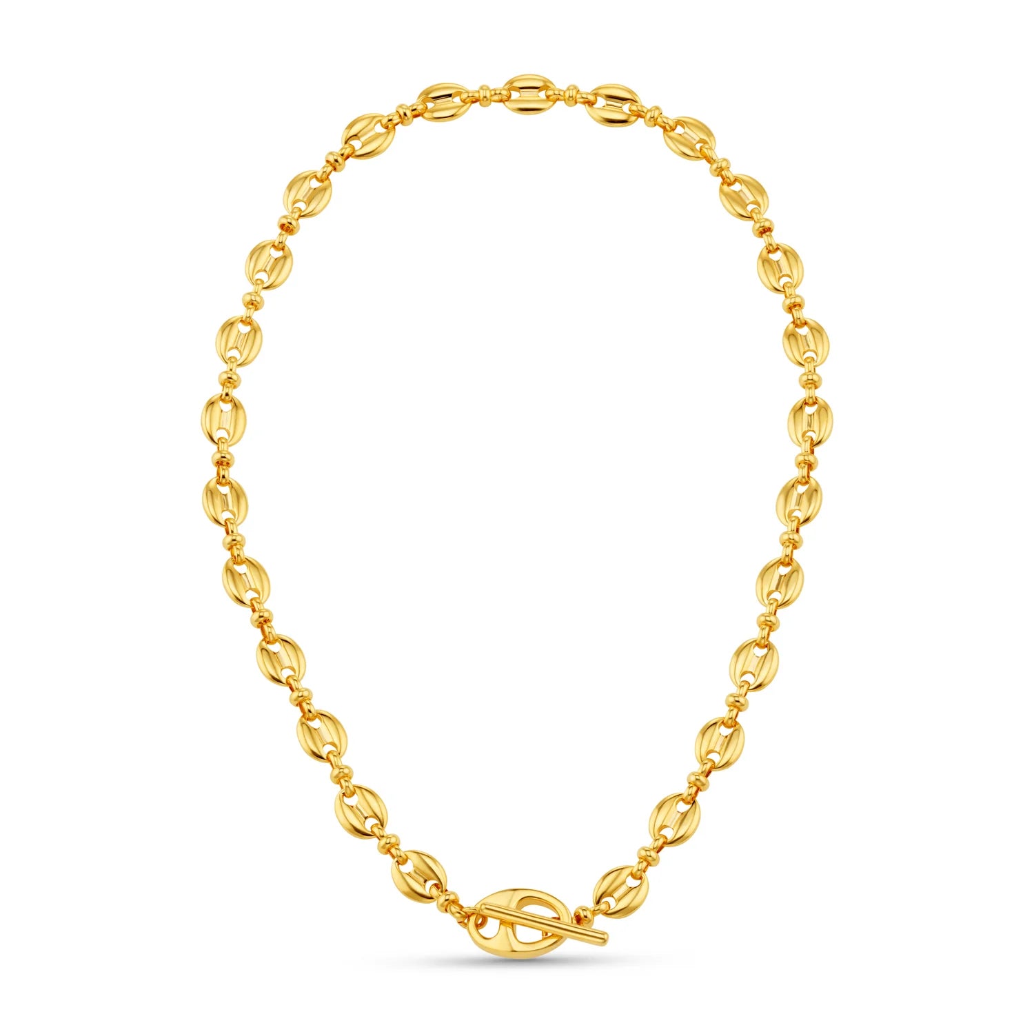 Orelia Mariner Chain T-Bar Necklace