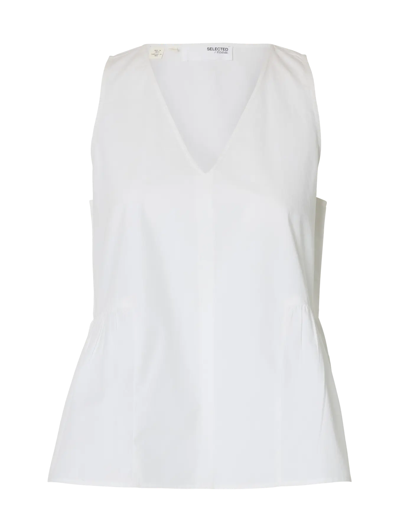 Selected Blair V-Neck Peplum Top