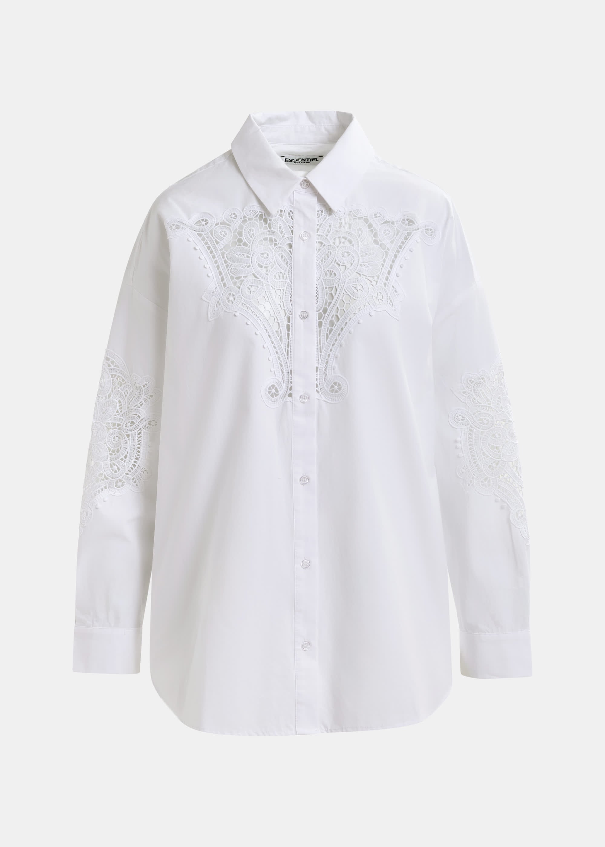 Essentiel Antwerp Hoofd Lace White Shirt