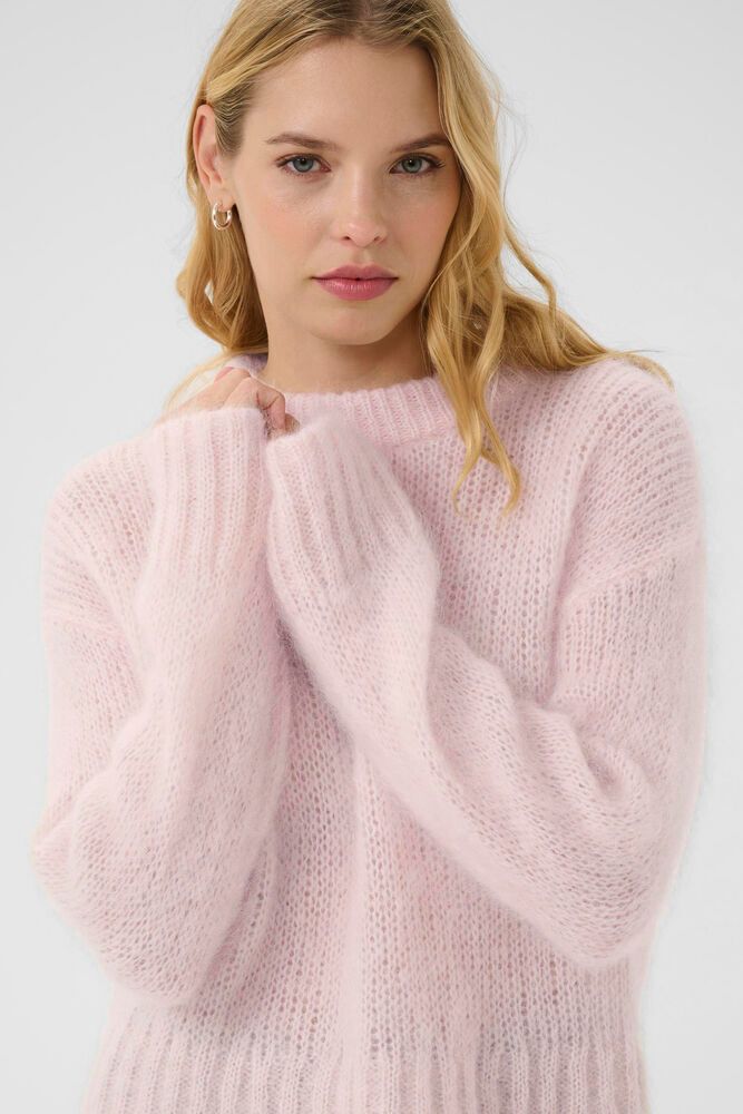 Part Two Sille Mauve Chalk Knit Jumper