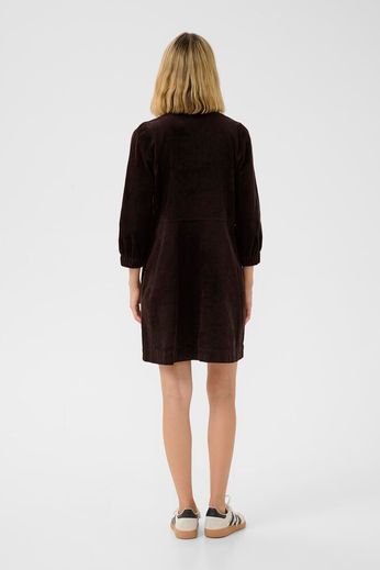 Part Two Evyor Brown Ganache Dress