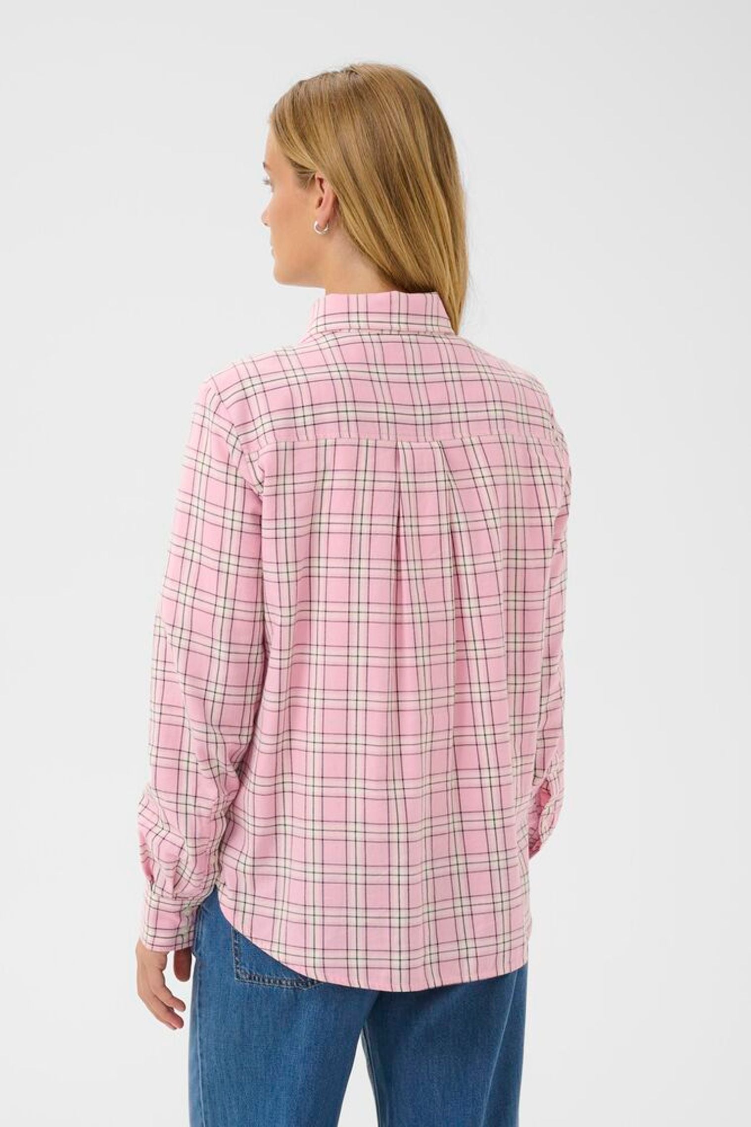 Part Two Yana Pink Check Shirt