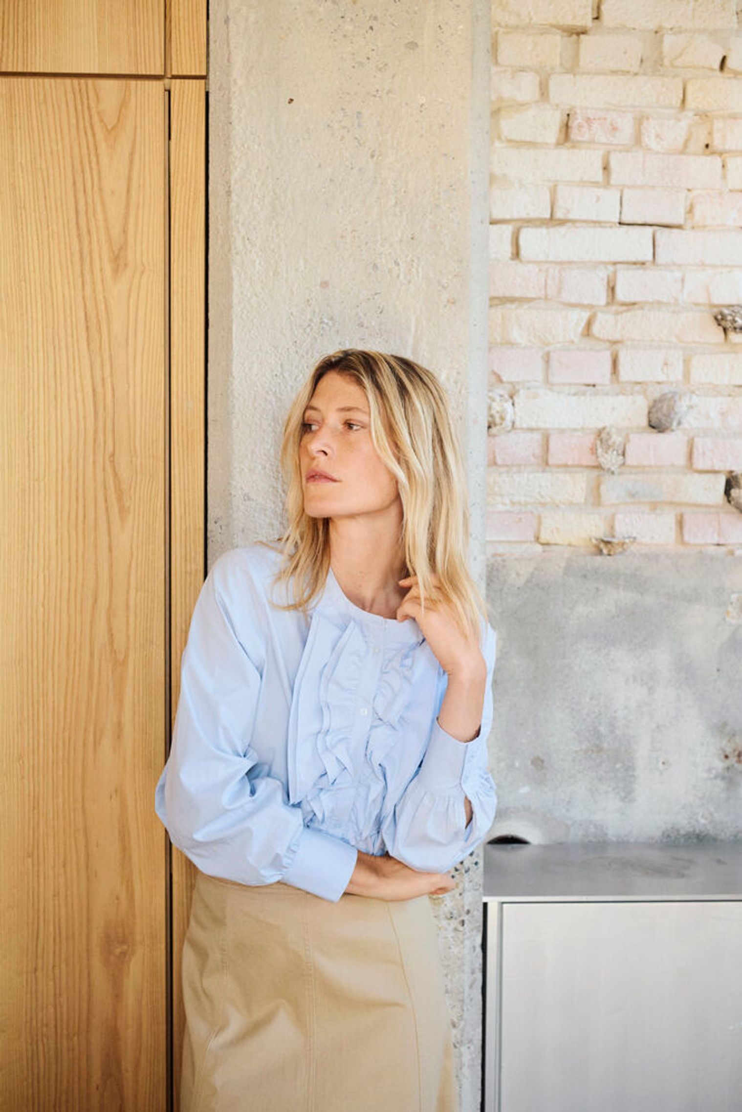 Part Two Zainas Ruffle Shirt