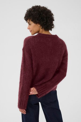 Part Two Sille Tawny Port Knit Jumper