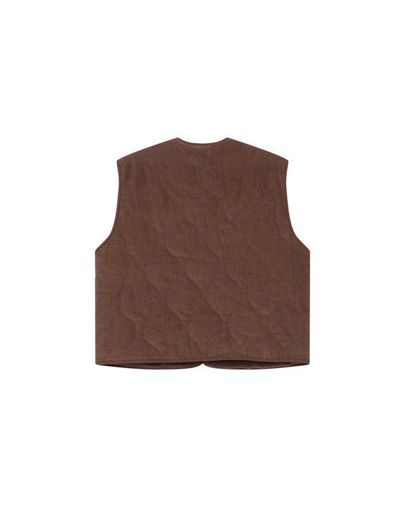 Grace & Mila Seth Chocolate Brown Gilet