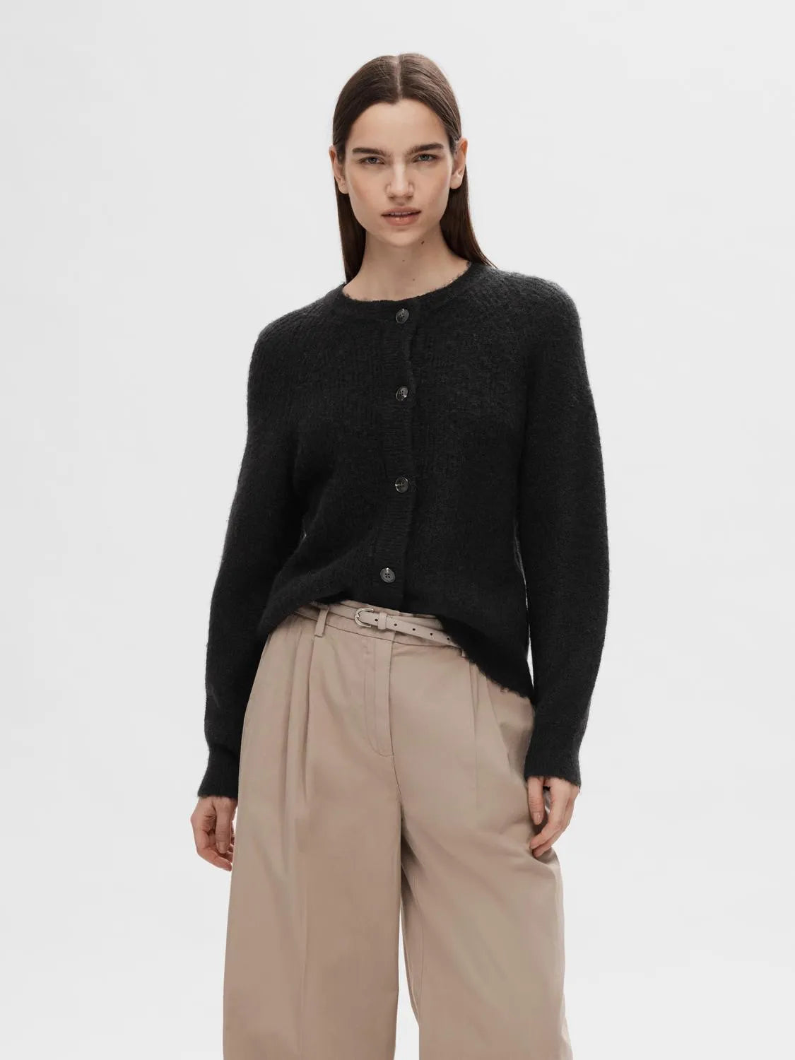 Selected Femme Lulu Black Cardigan