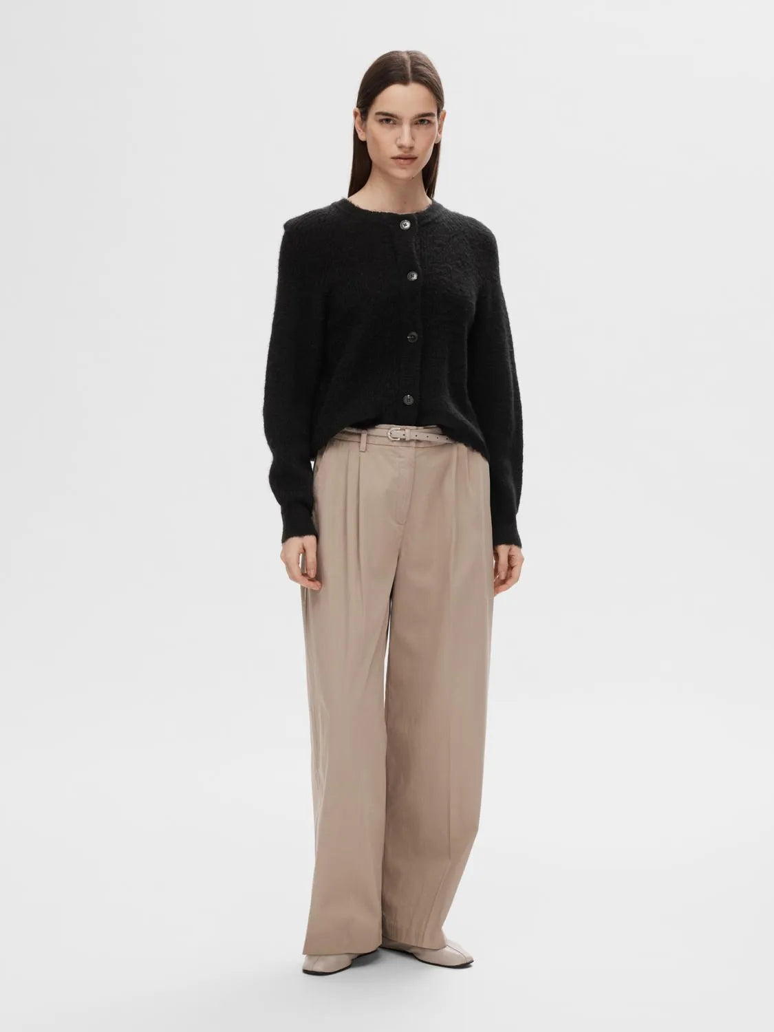 Selected Femme Lulu Black Cardigan