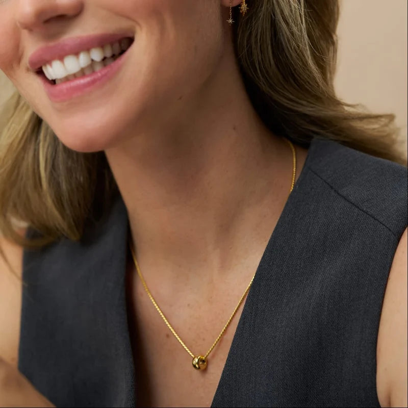 Orelia Crystal Starburst Rondel Necklace