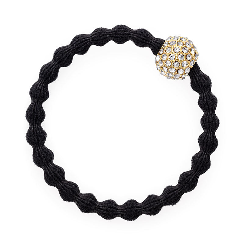 By Eloise Snowball Black Hair Band