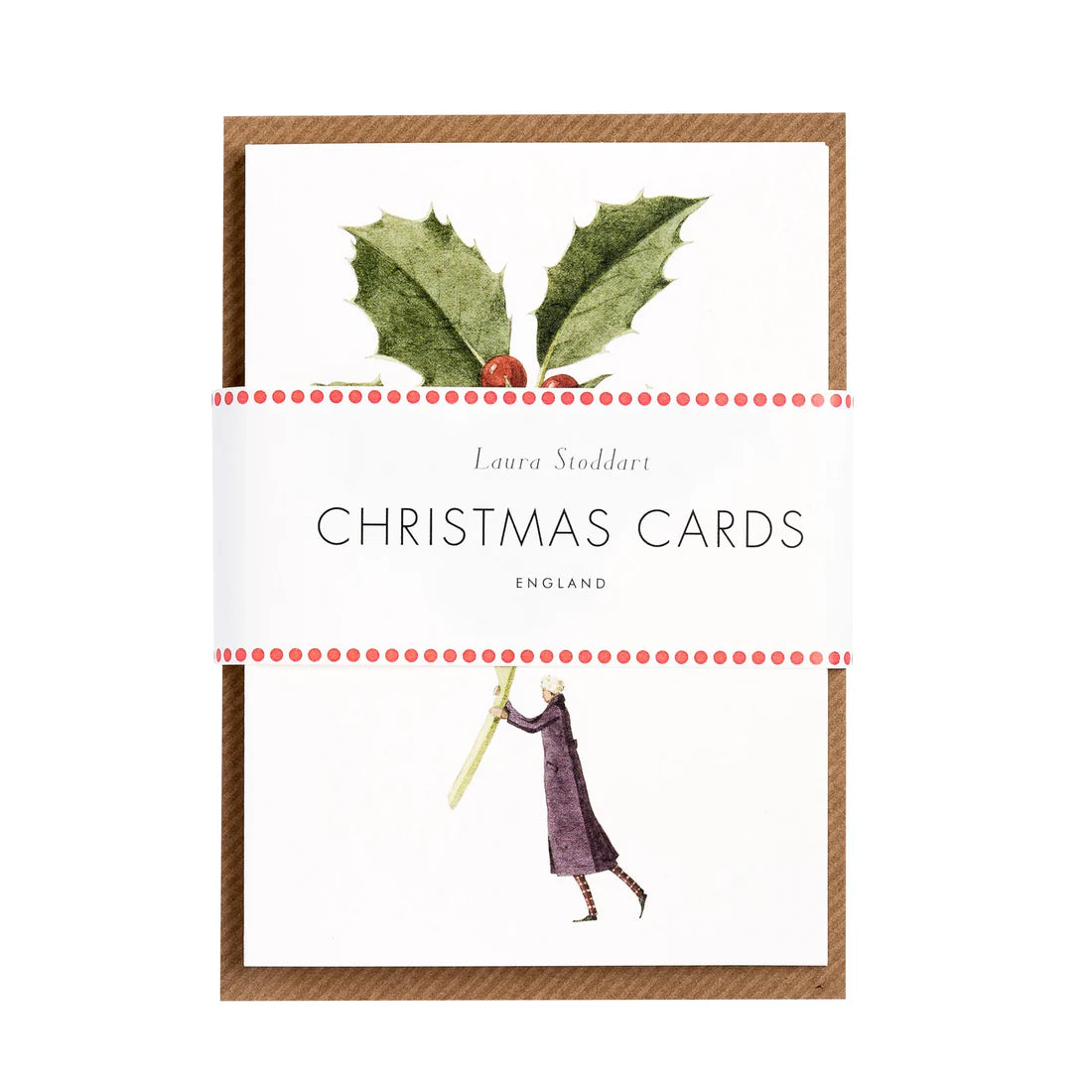 Laura Stoddart Holly & Mistletoe Christmas Card Pack