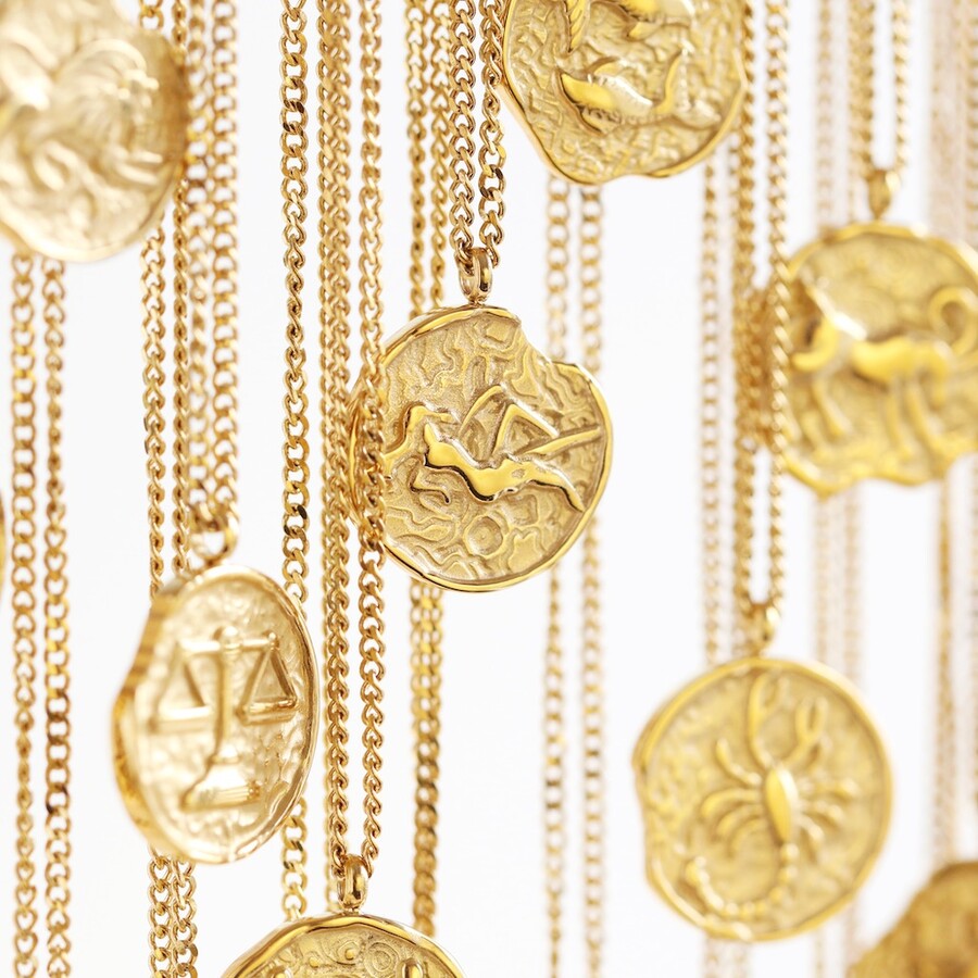 Lisa Angel Aquarius Pendant Necklace
