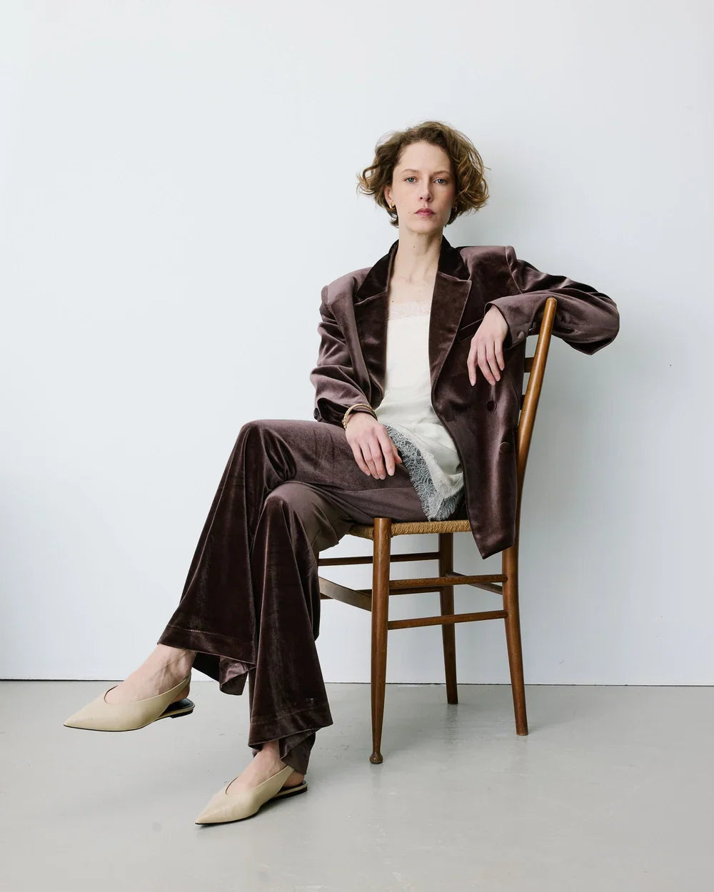 Grace & Mila Bradley Chocolate Blazer
