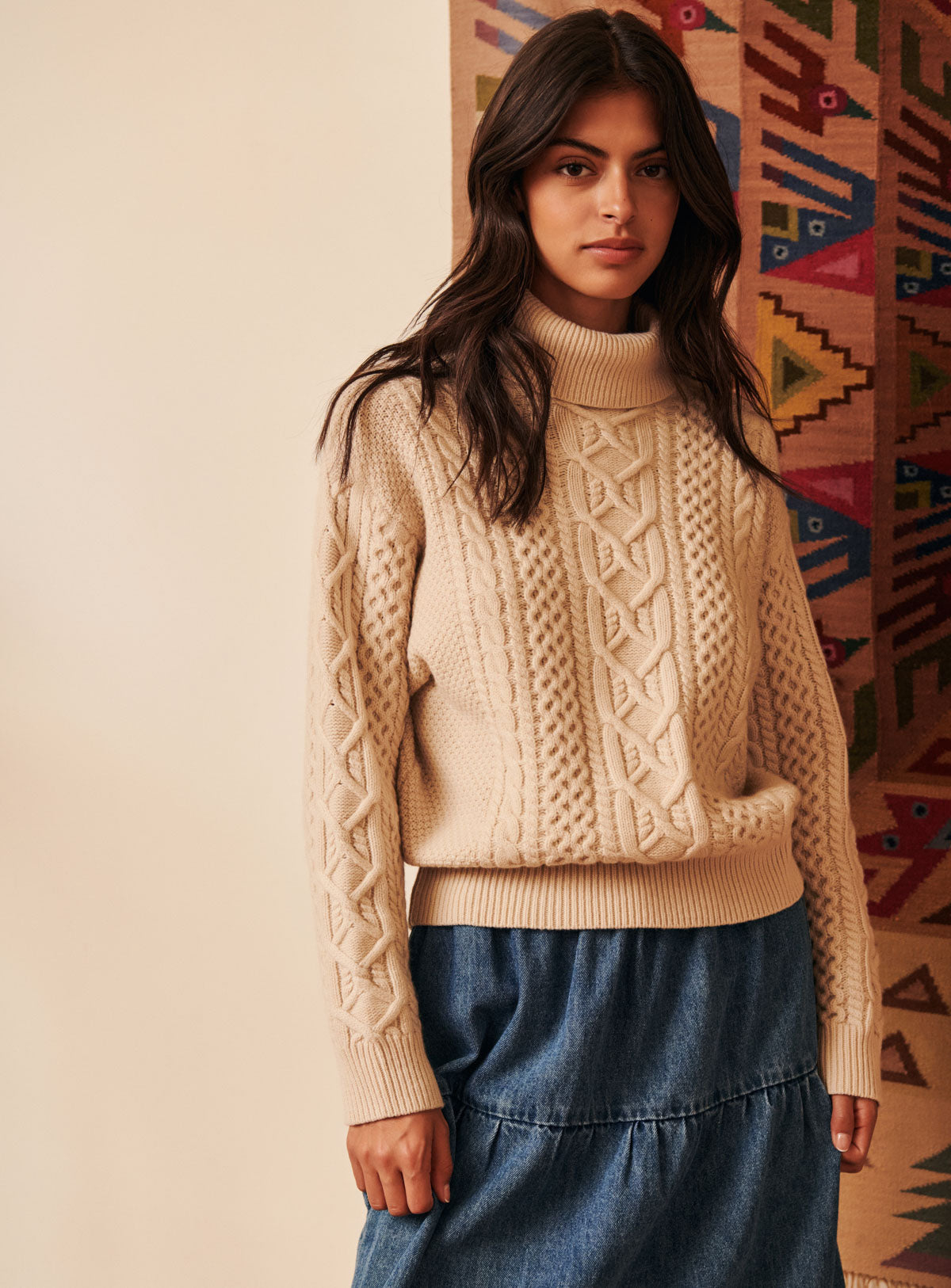 Petite Mendigote Mylene Ecru Sweater