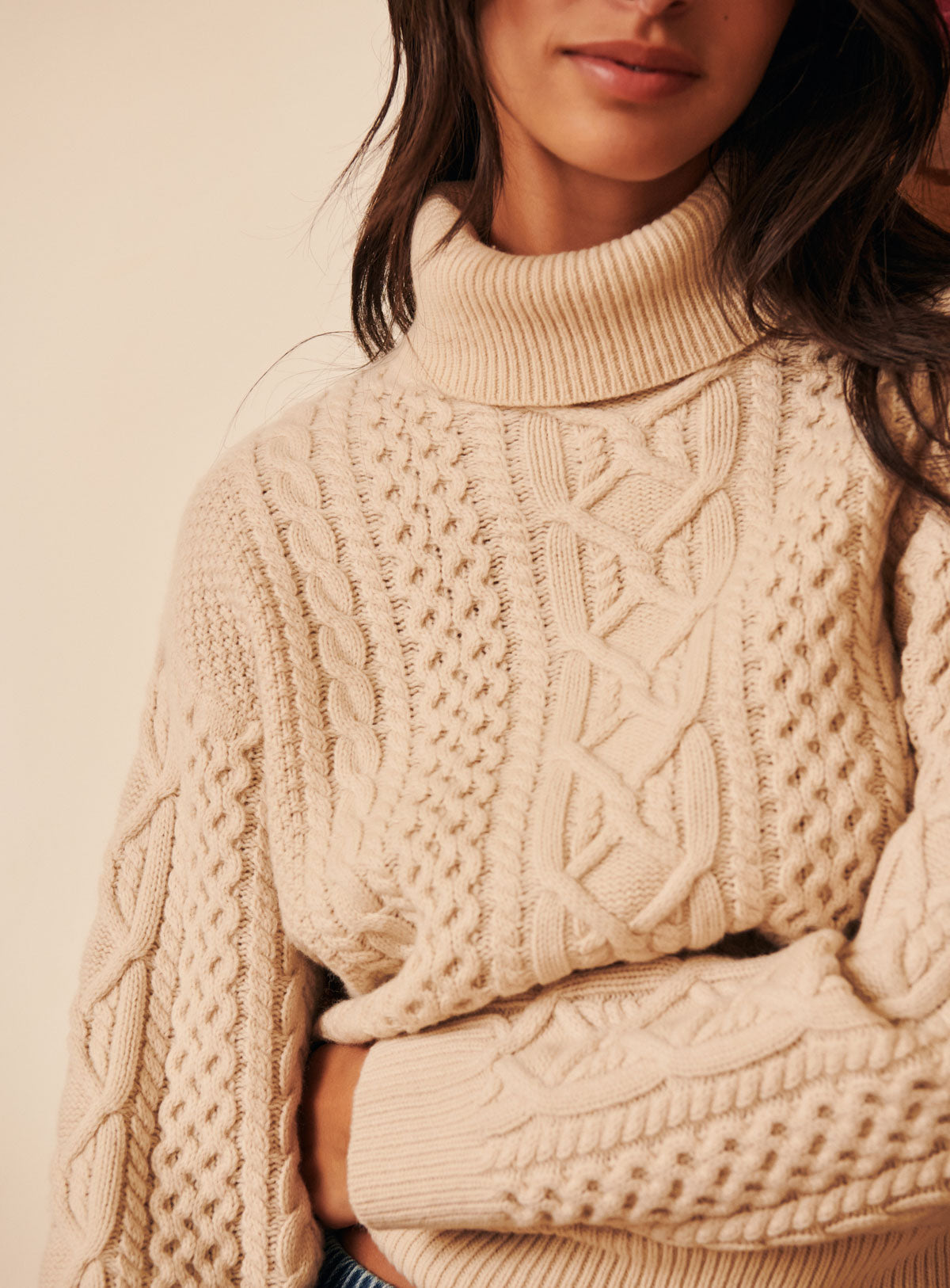 Petite Mendigote Mylene Ecru Sweater