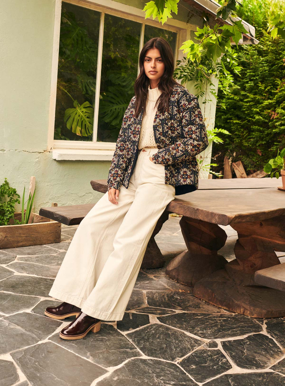 Petite Mendigote Olivia Tibet Print Jacket