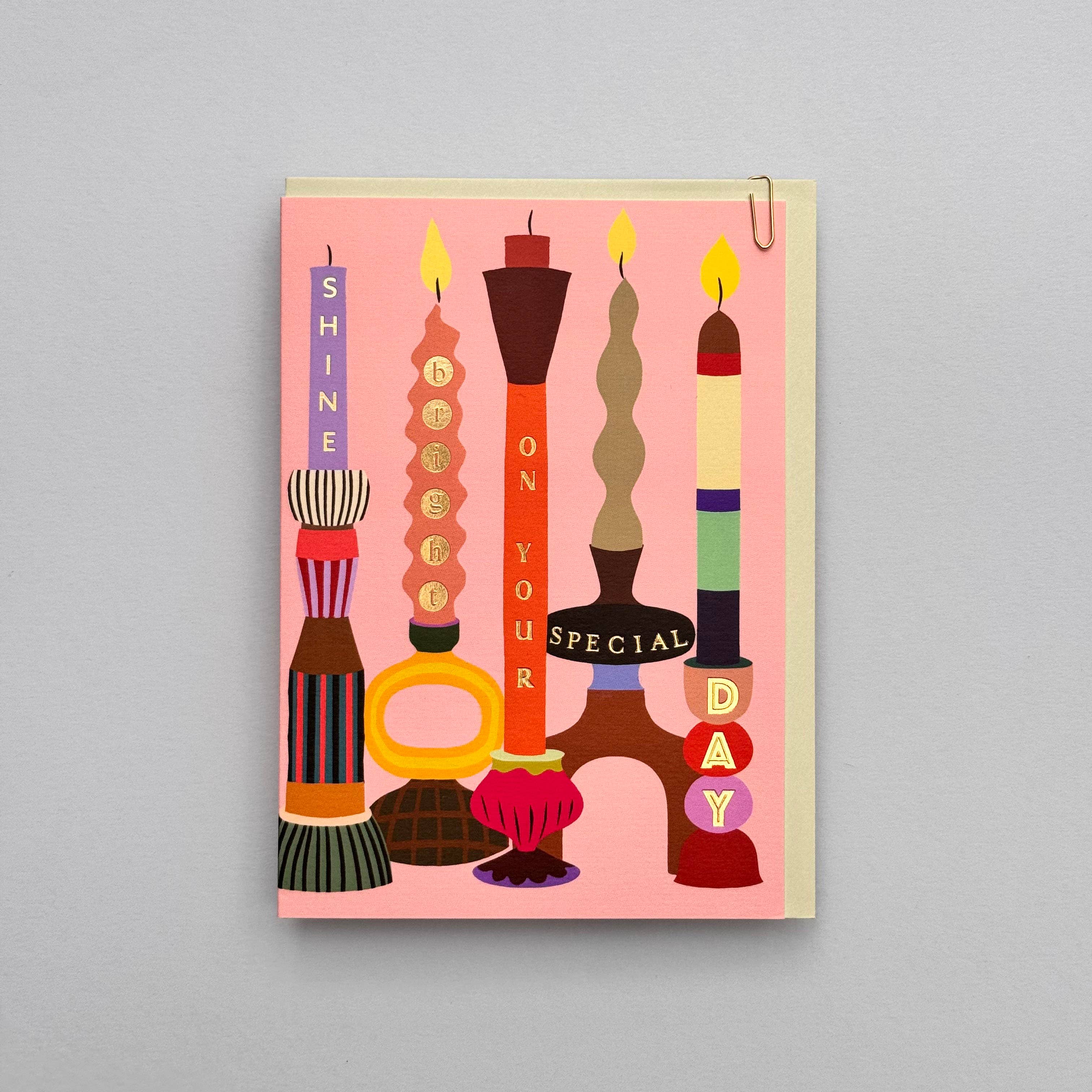 Candle Interiors Objet Special Day Birthday Card