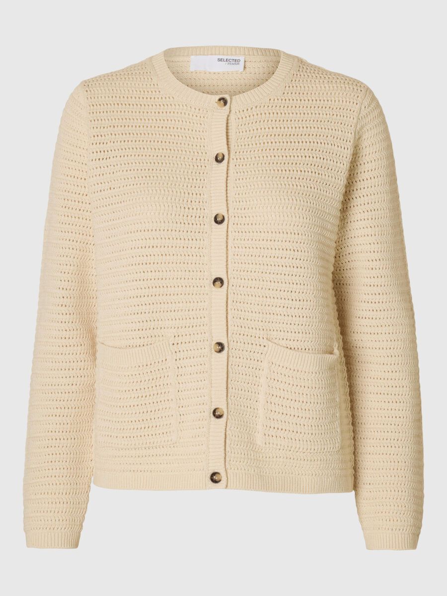 Selected Femme Vinna Cream Cardigan