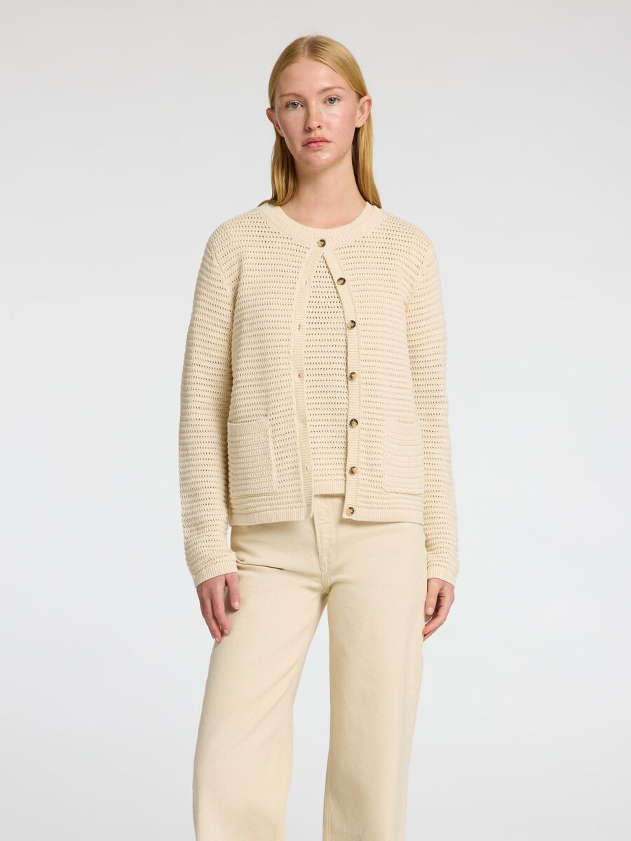 Selected Femme Vinna Cream Cardigan