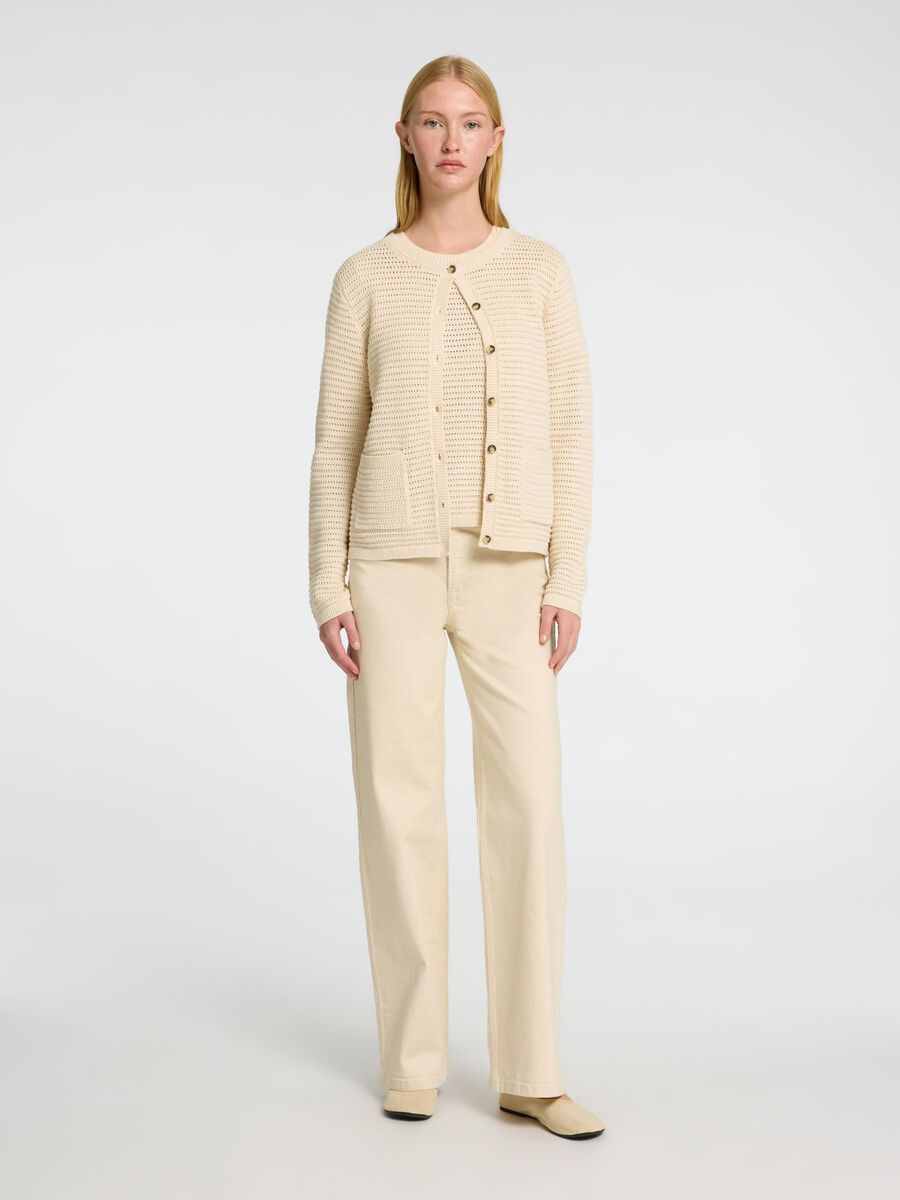 Selected Femme Vinna Cream Cardigan