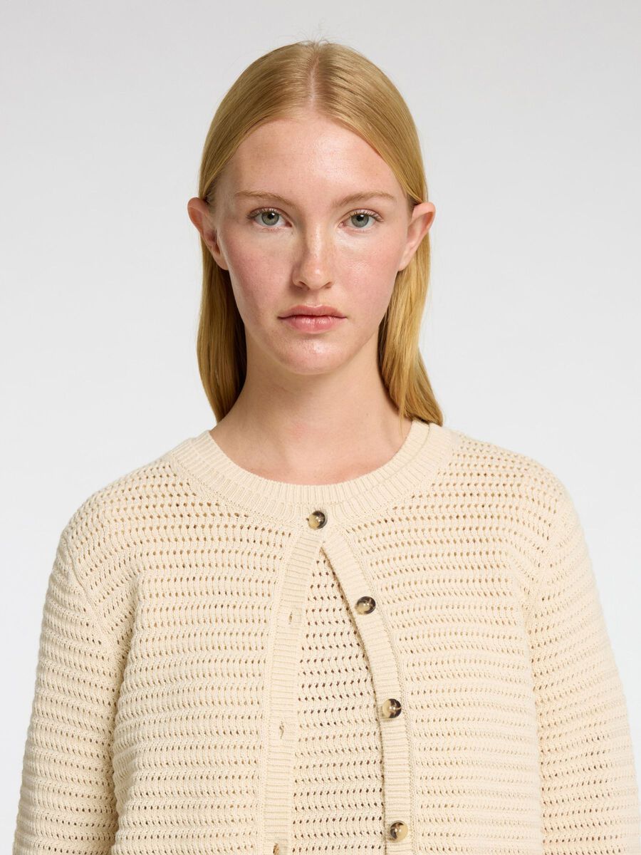 Selected Femme Vinna Cream Cardigan