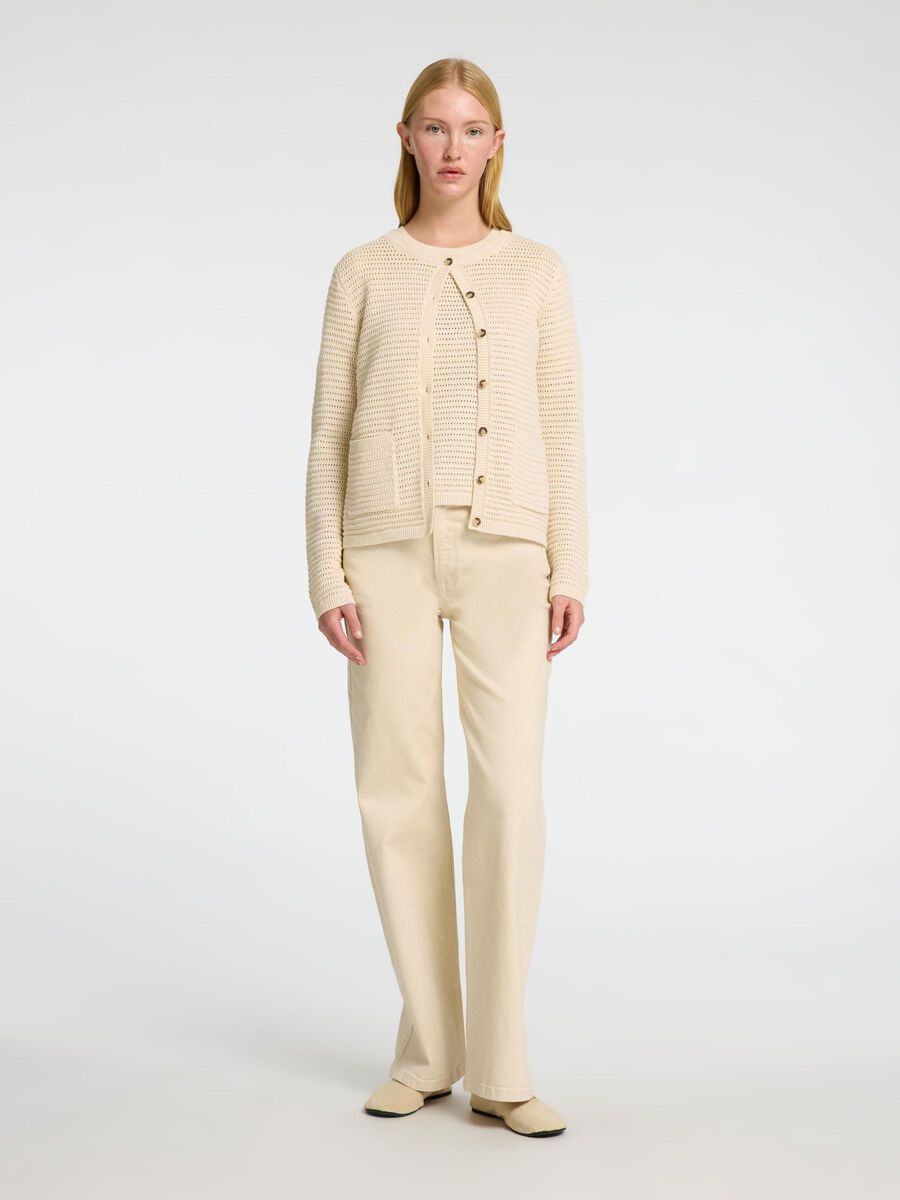 Selected Femme Vinna Cream Cardigan