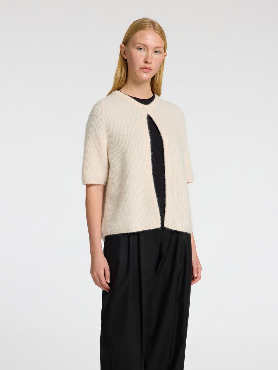 Selected Femme Sia Short-Sleeve Cardigan