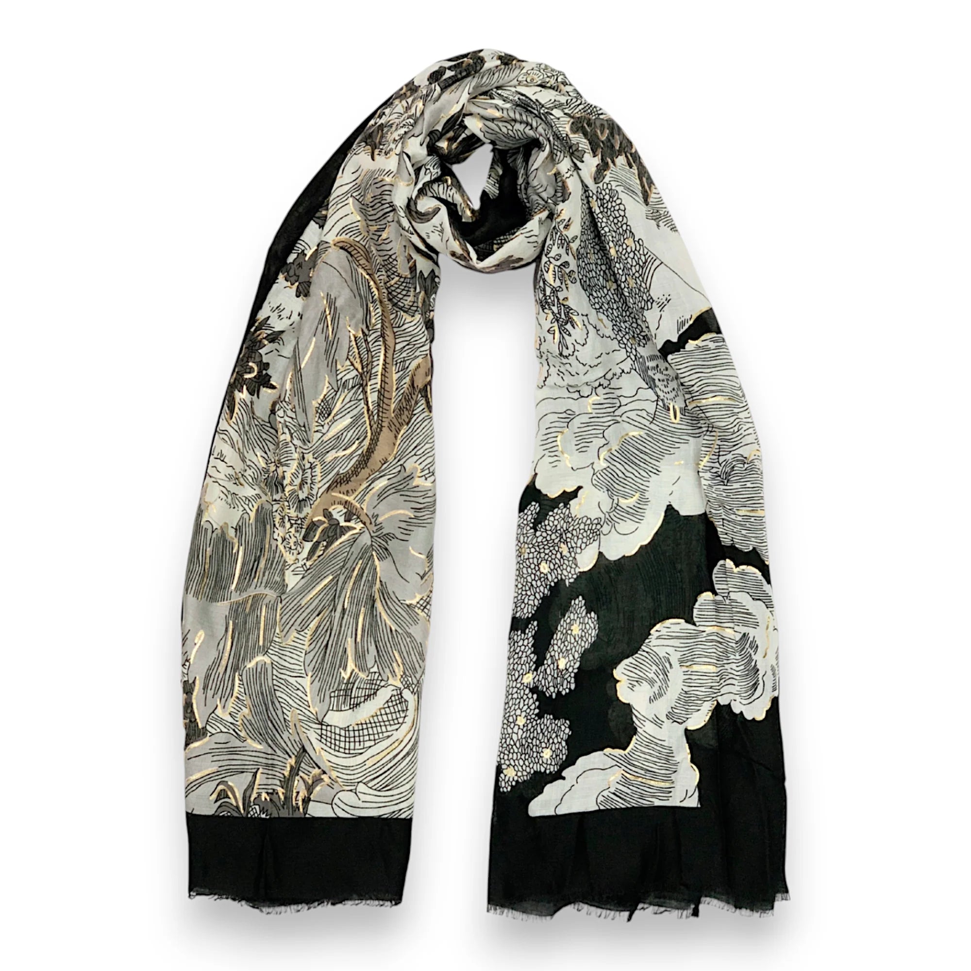 Precious Nature Lake Scarf