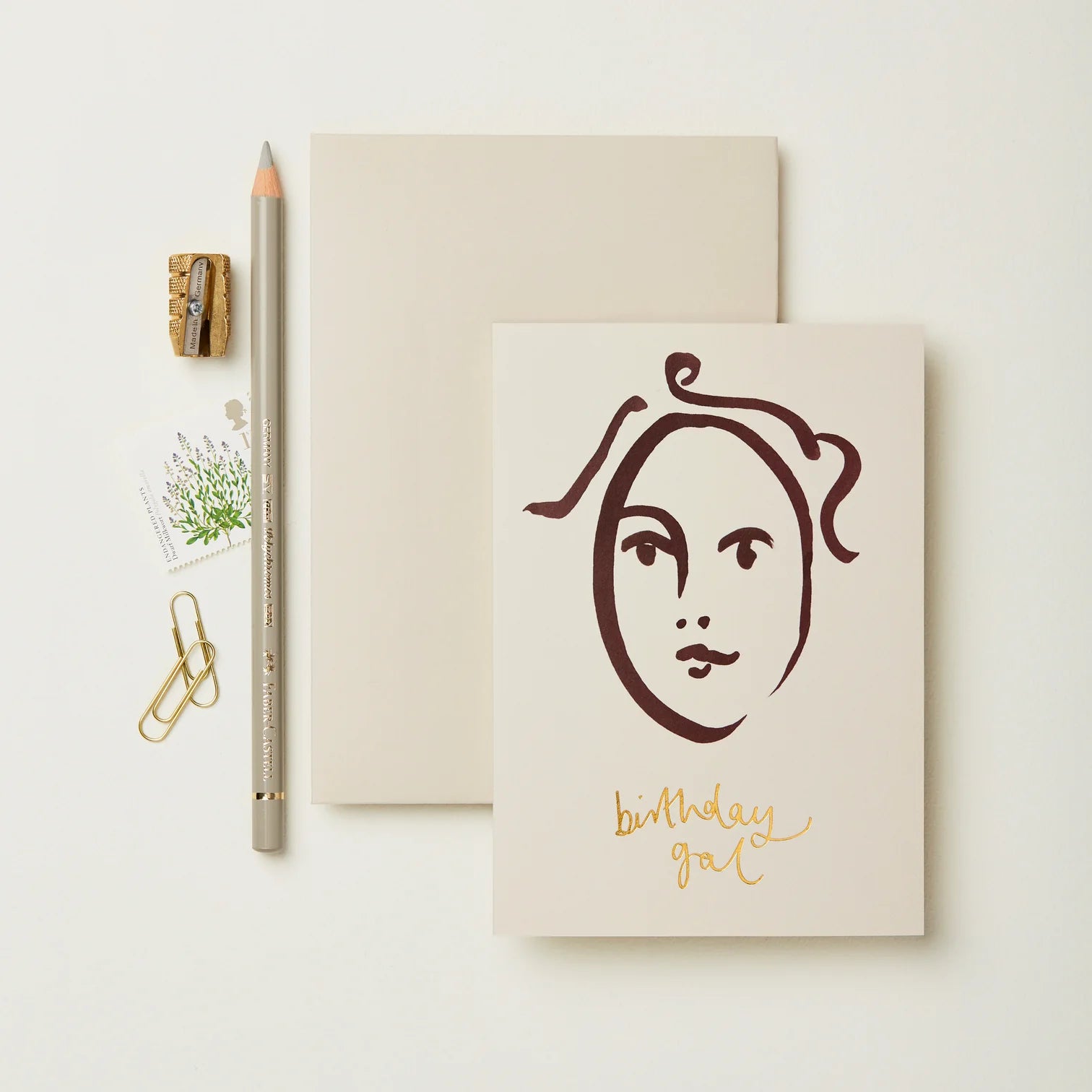 Wanderlust Portrait Birthday Gal Card