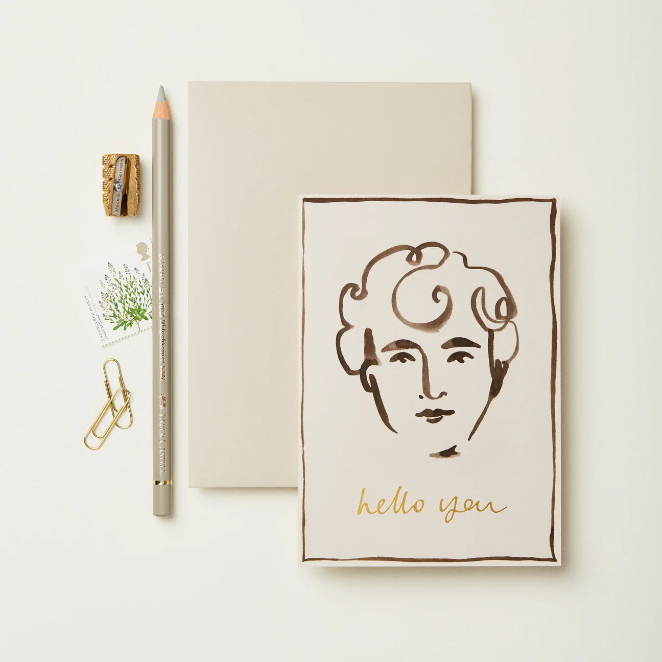 Wanderlust Hello You Greetings Card