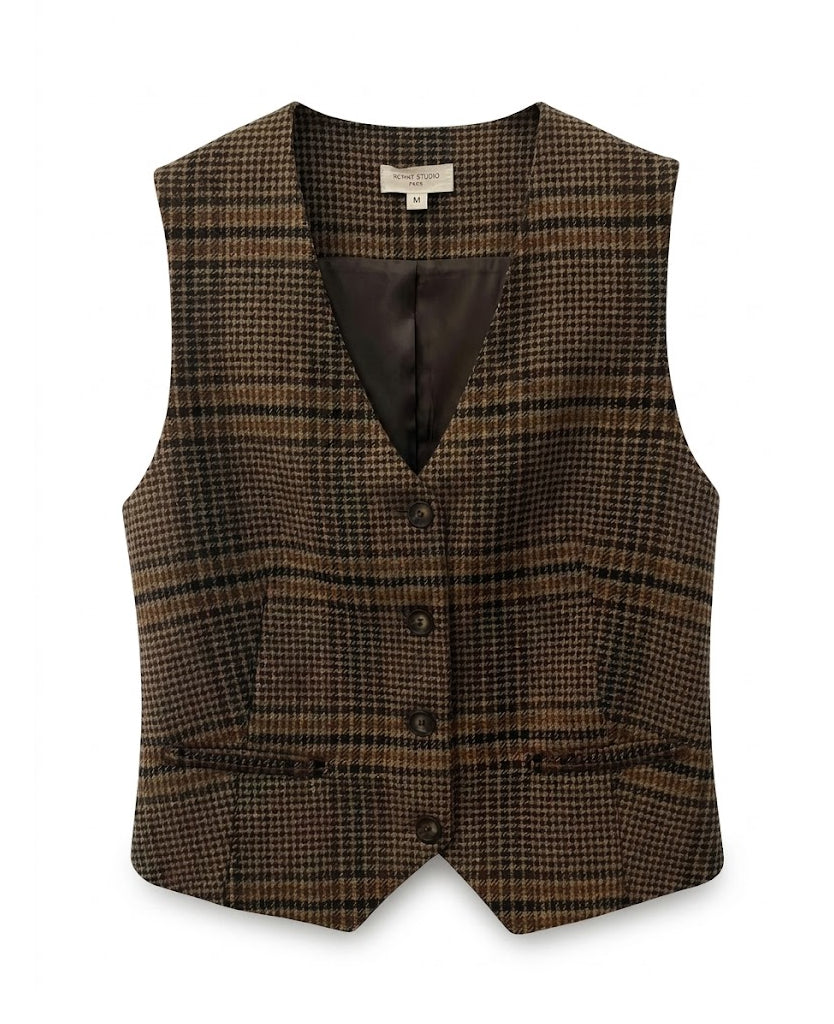 Sunny Studio Tweed Waistcoat